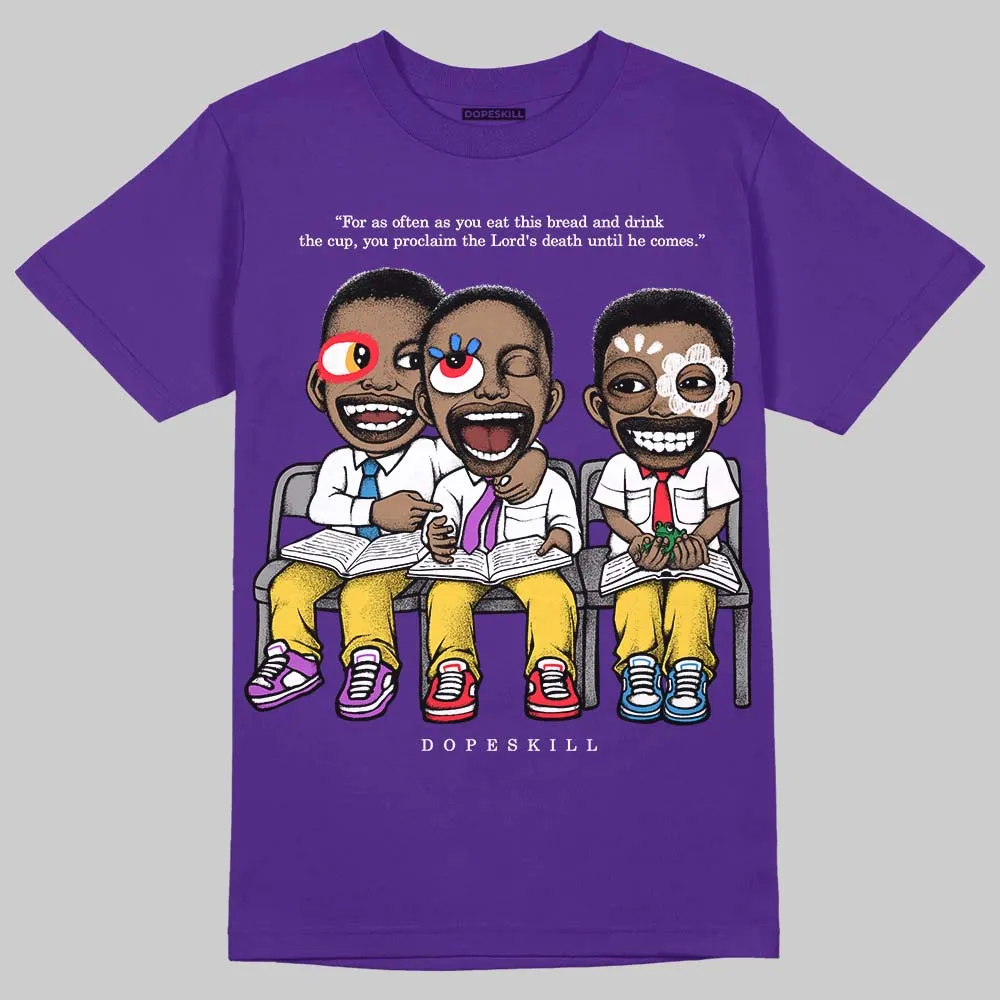 Field Purple 12s DopeSkill T-Shirt First Sunday Graphic sold by DopeSkill product image thumbnail 3