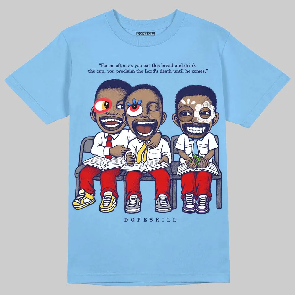 University Blue Collection DopeSkill T-Shirt First Sunday Graphic sold by DopeSkill product image thumbnail 3