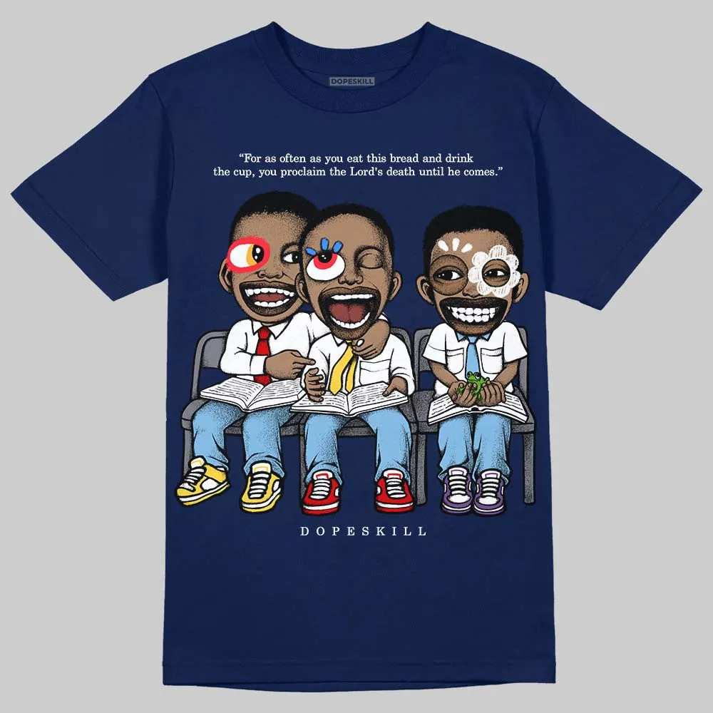University Blue Collection DopeSkill T-Shirt First Sunday Graphic sold by DopeSkill product image thumbnail 4