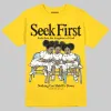 Yellow Ochre 6s DopeSkill T-Shirt New Seek First Graphic sold by DopeSkill
