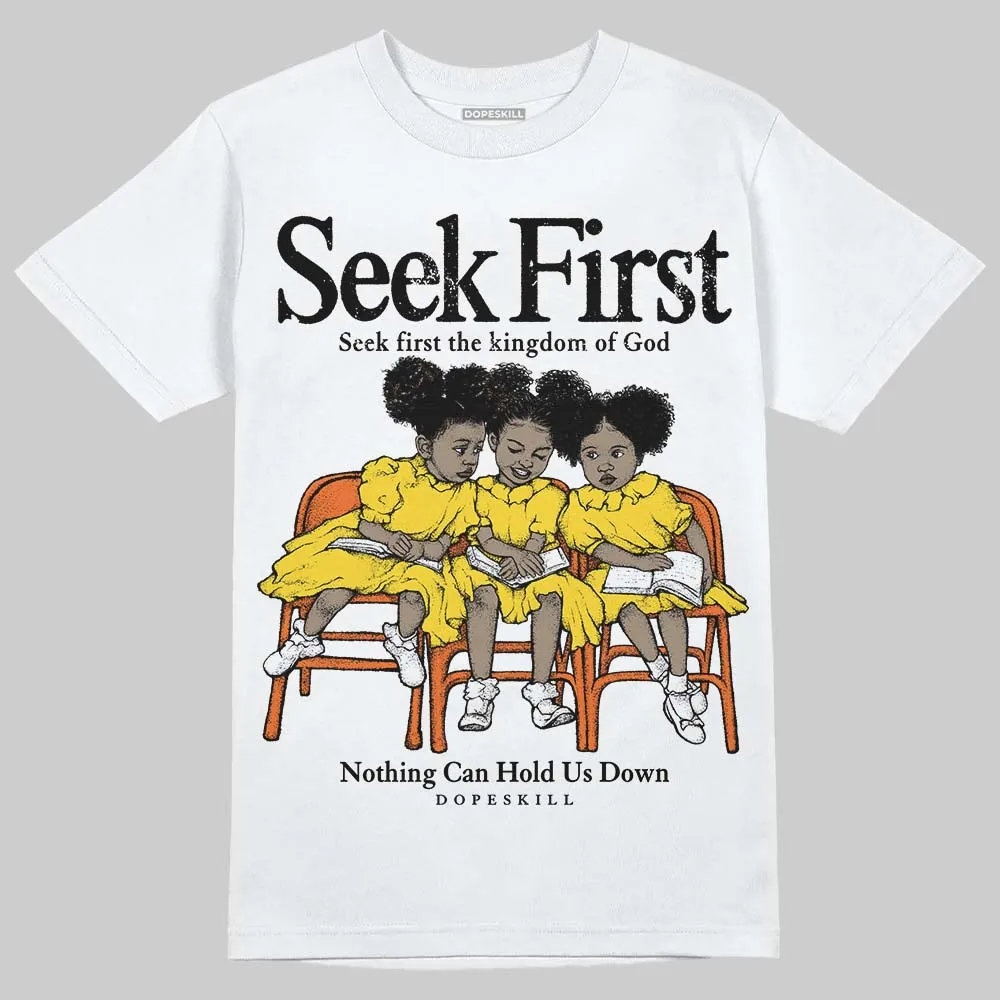Black Tour Yellow AJ 4 DopeSkill T-Shirt New Seek First Graphic sold by DopeSkill product image thumbnail 2