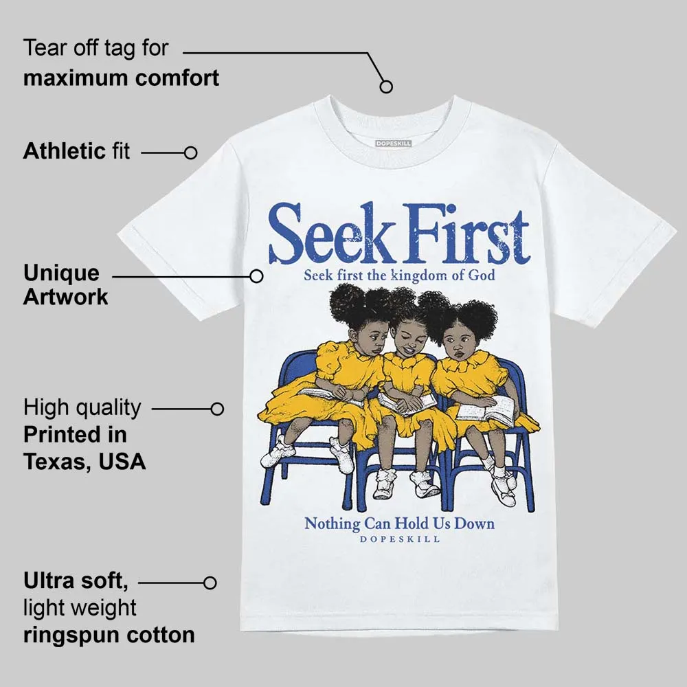 Royal Blue Collection DopeSkill T-Shirt New Seek First Graphic sold by DopeSkill product image thumbnail 4