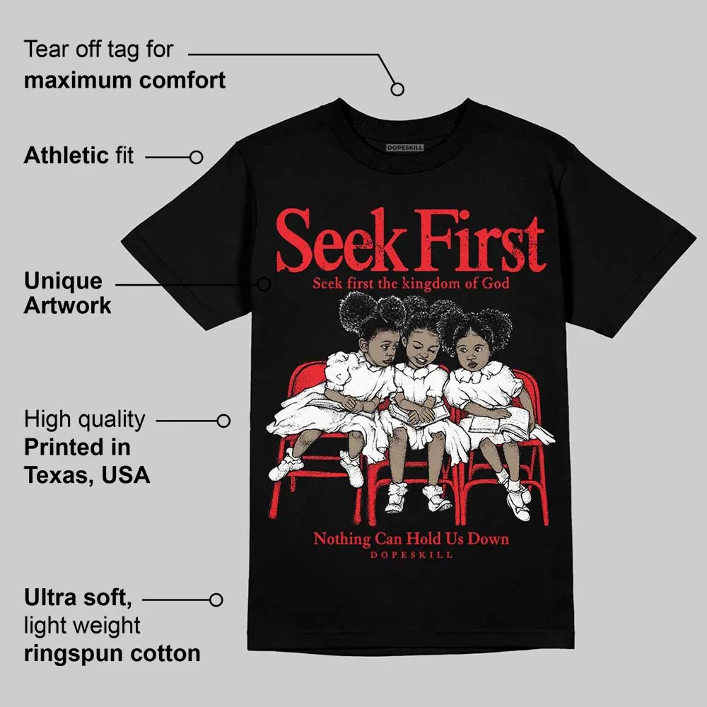 Red Collection DopeSkill T-Shirt New Seek First Graphic sold by DopeSkill product image thumbnail 4