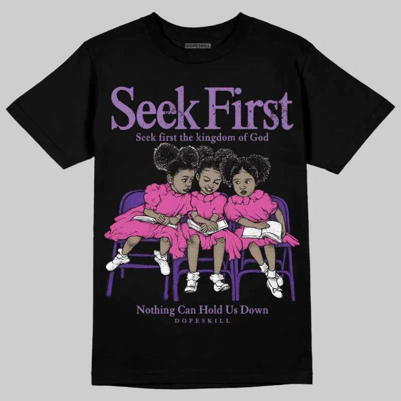 PURPLE Collection DopeSkill T-Shirt New Seek First Graphic sold by DopeSkill