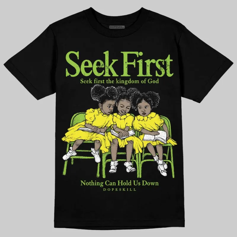 Neon Green Collection DopeSkill T-Shirt New Seek First Graphic sold by DopeSkill