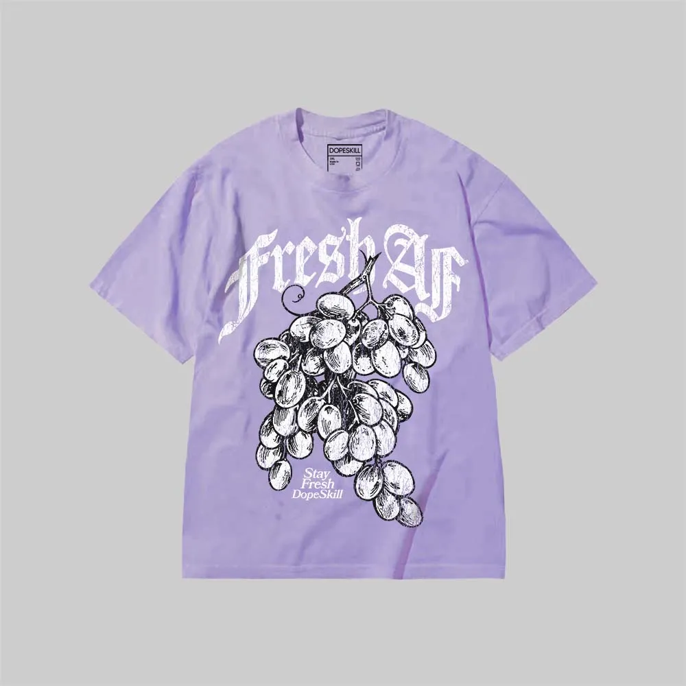 Grape 5s DopeSkill Premium T-shirt Fresh AF Graphic sold by DopeSkill product image thumbnail 2