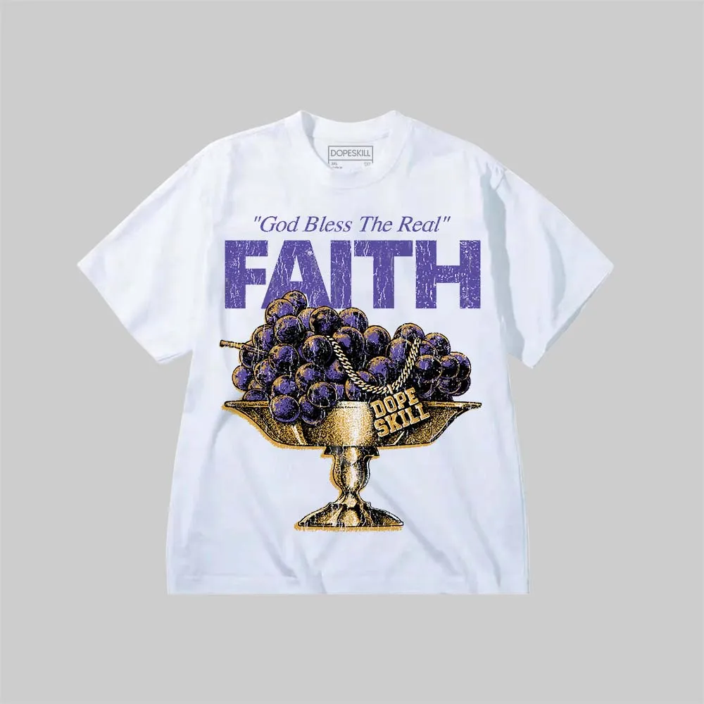 Grape 5s DopeSkill Premium T-shirt Faith Graphic sold by DopeSkill