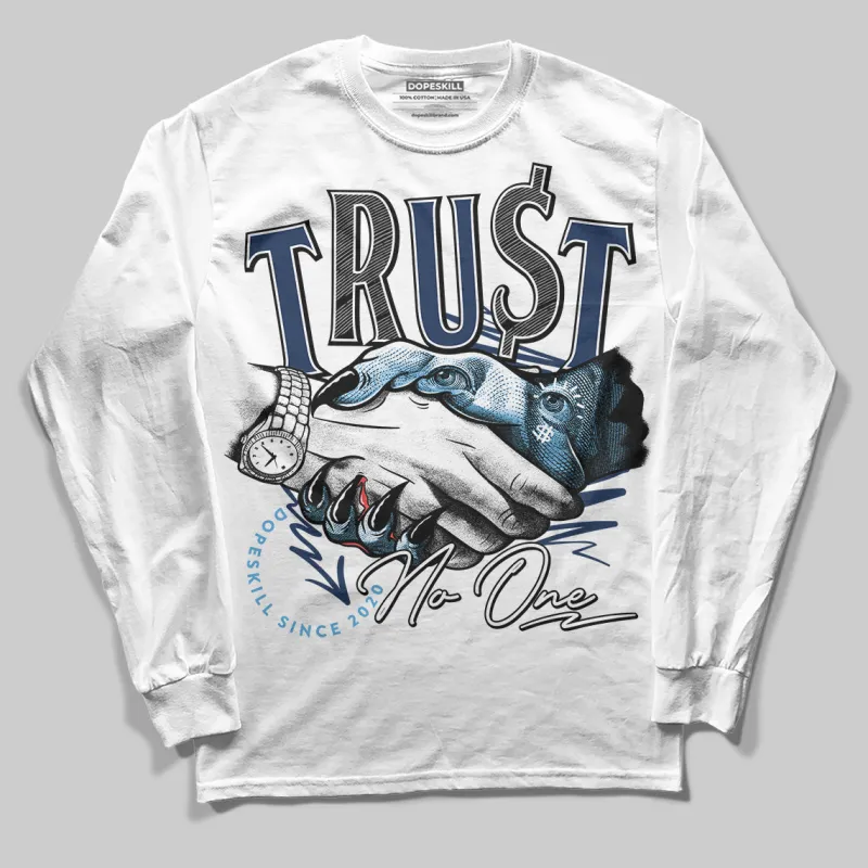 Obsidian 1s 2025 DopeSkill Long Sleeve T-Shirt Trust No One Graphic sold by DopeSkill