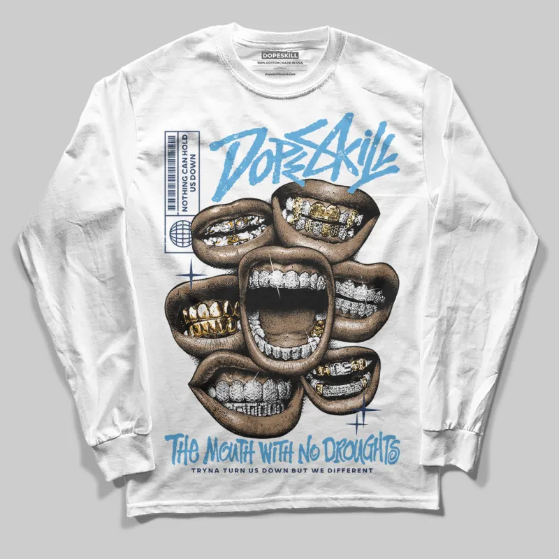 Obsidian 1s 2025 DopeSkill Long Sleeve T-Shirt The Mouth With No Droughts Graphic sold by DopeSkill