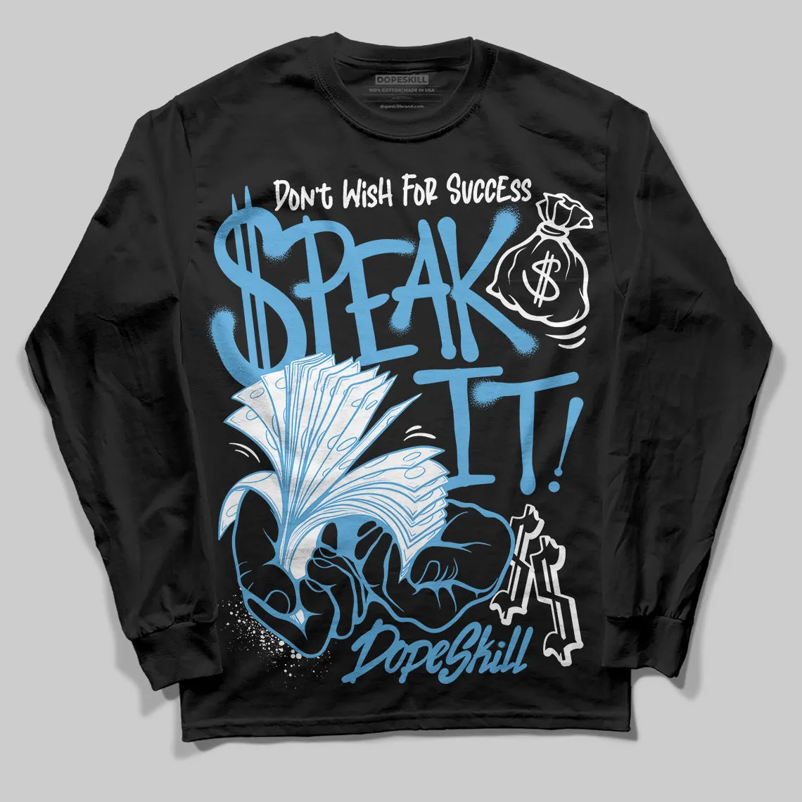 Obsidian 1s 2025 DopeSkill Long Sleeve T-Shirt Speak It Graphic sold by DopeSkill product image thumbnail 2