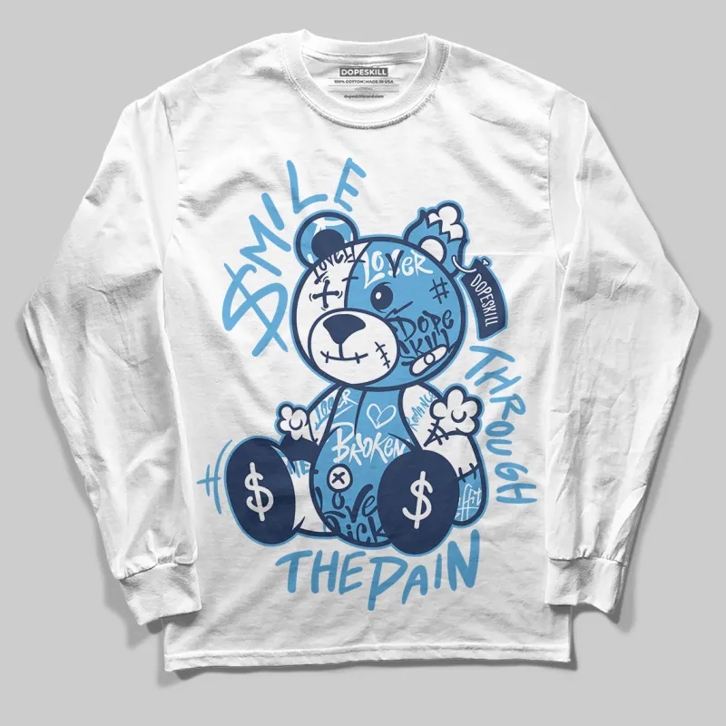 Obsidian 1s 2025 DopeSkill Long Sleeve T-Shirt Smile Through The Pain Graphic sold by DopeSkill