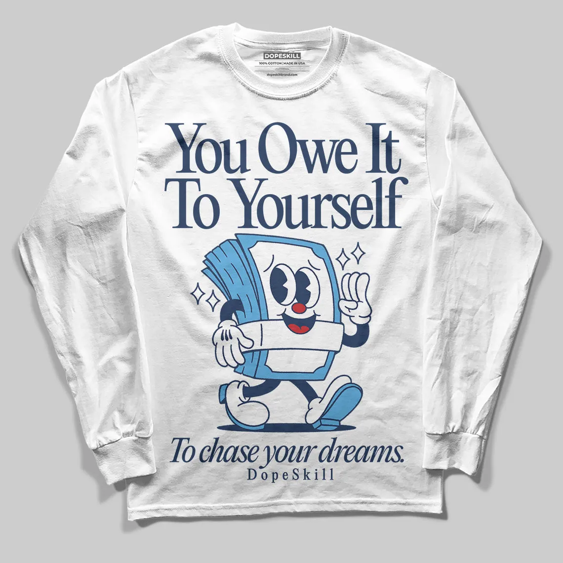 Obsidian 1s 2025 DopeSkill Long Sleeve T-Shirt Owe It To Yourself Graphic sold by DopeSkill