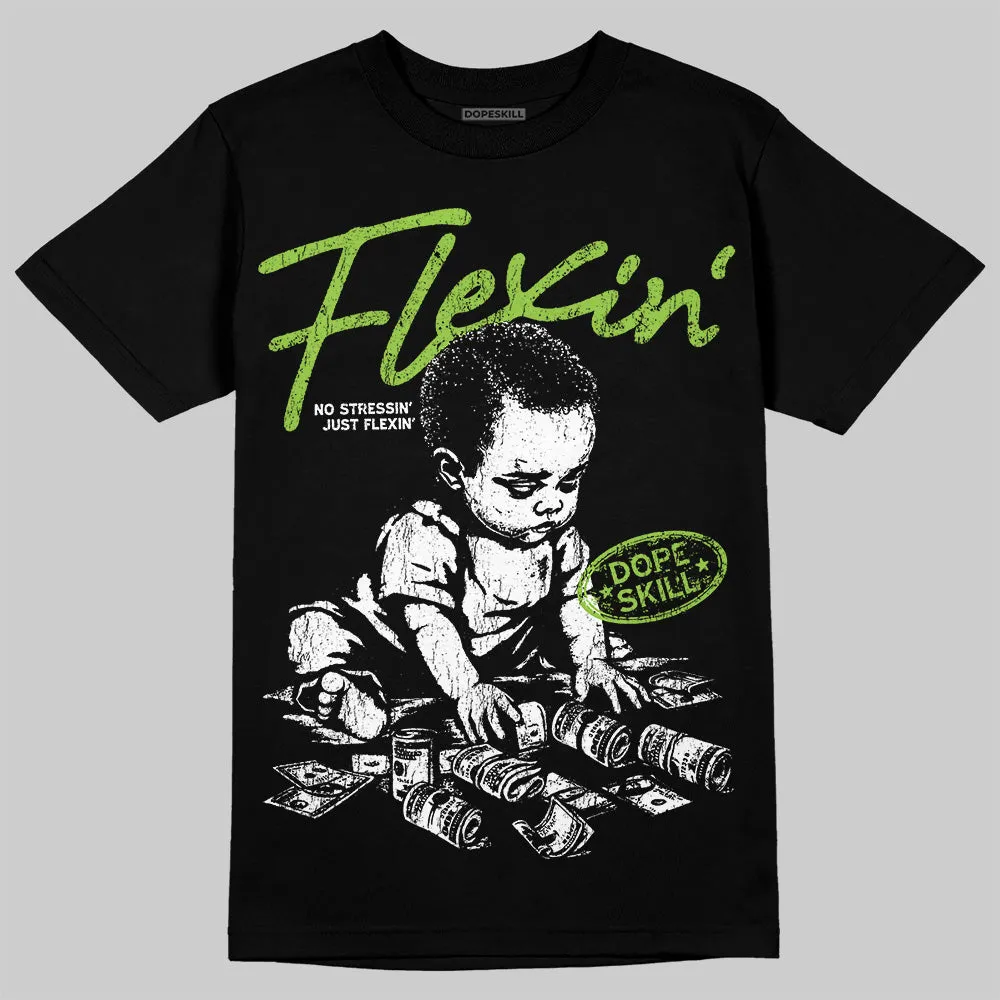 Neon Green Collection DopeSkill T-Shirt Flexin' Graphic sold by DopeSkill
