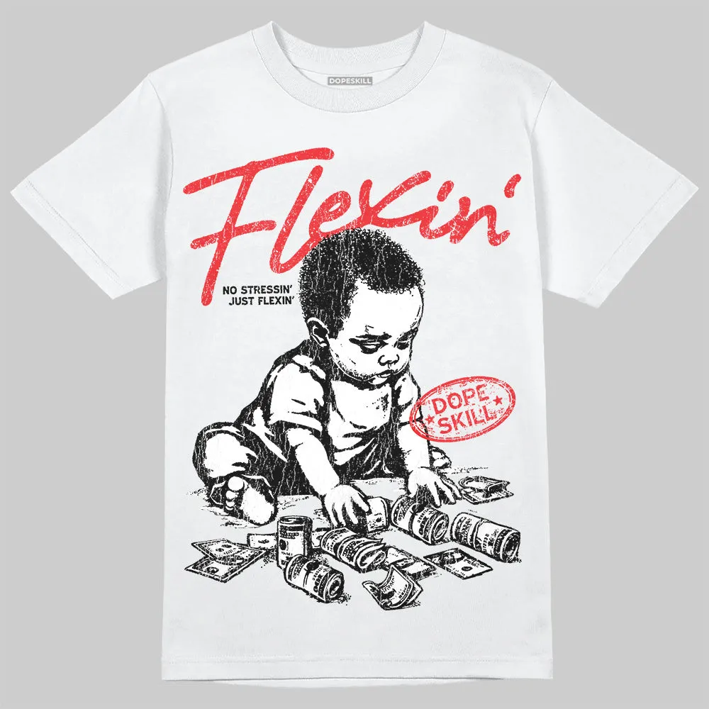 Black and White Collection DopeSkill T-Shirt Flexin' Graphic sold by DopeSkill product image thumbnail 2
