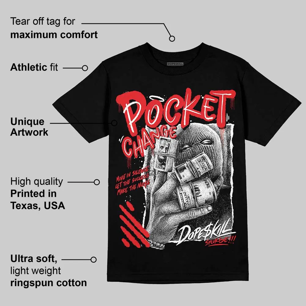 Dunk Panda White Black DopeSkill T-Shirt Pocket Change Graphic sold by DopeSkill product image thumbnail 3