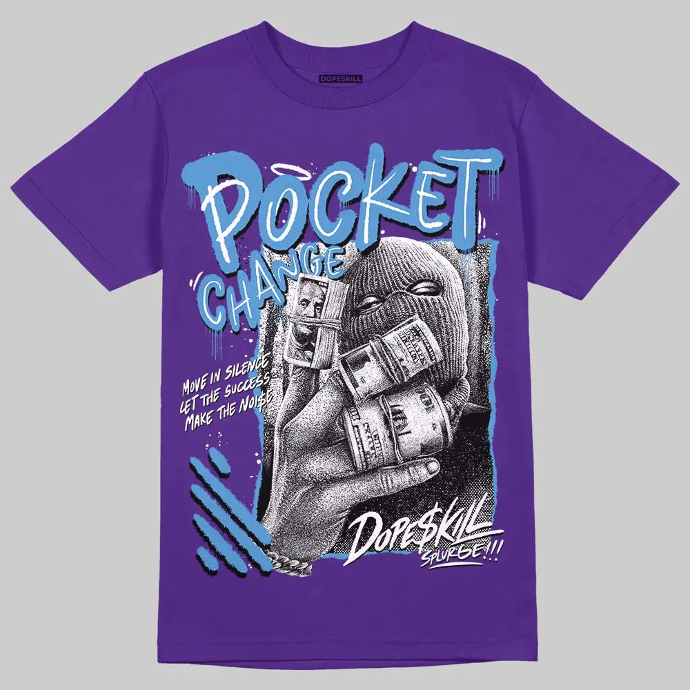 PURPLE Collection DopeSkill T-Shirt Pocket Change Graphic sold by DopeSkill product image thumbnail 3