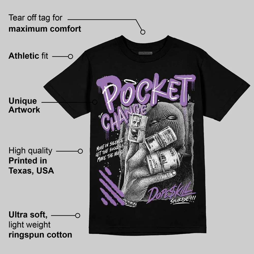 PURPLE Collection DopeSkill T-Shirt Pocket Change Graphic sold by DopeSkill product image thumbnail 4