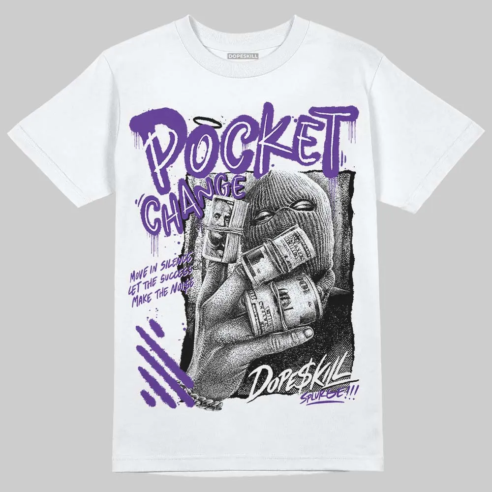PURPLE Collection DopeSkill T-Shirt Pocket Change Graphic sold by DopeSkill product image thumbnail 2