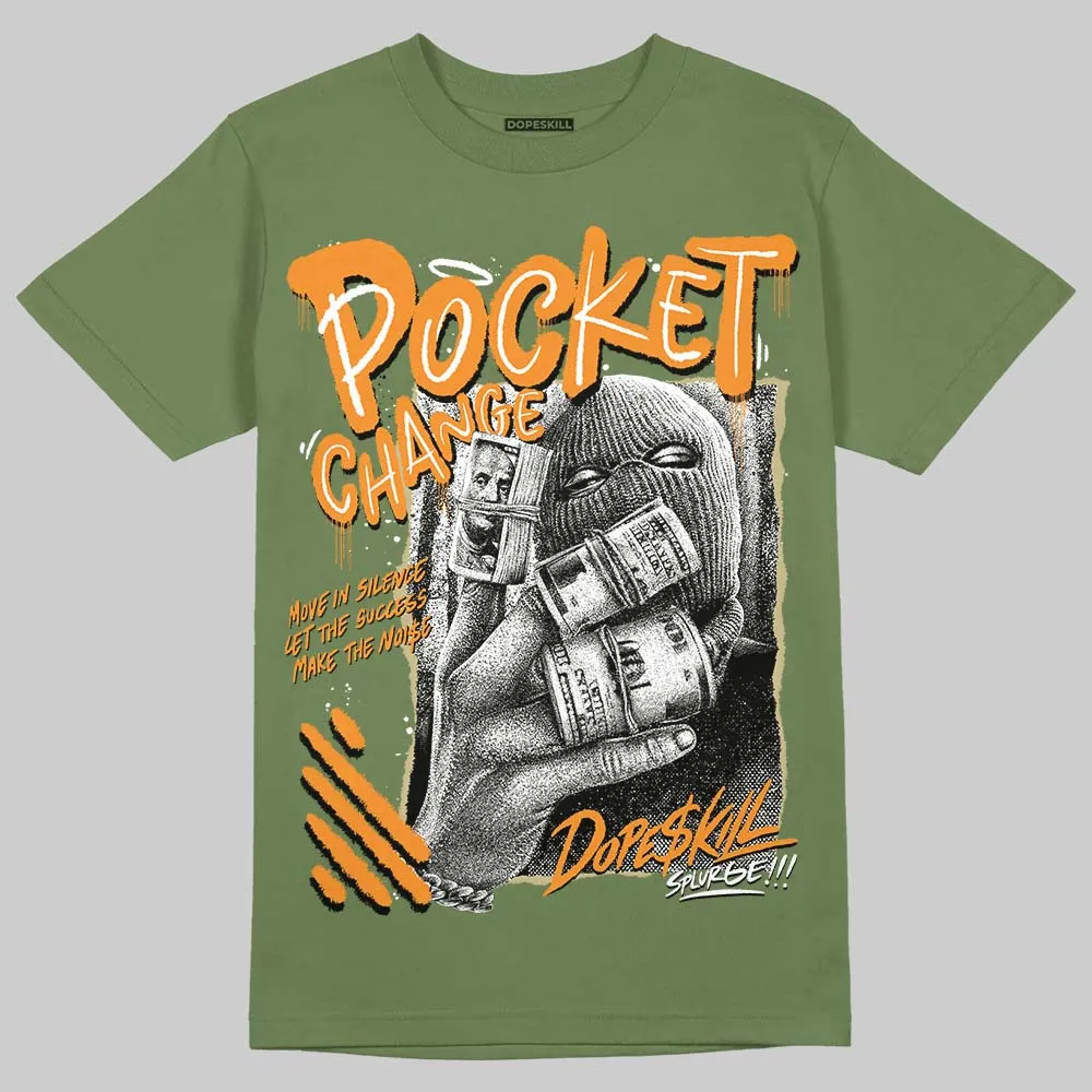 Olive Collection DopeSkill T-Shirt Pocket Change Graphic sold by DopeSkill product image thumbnail 3
