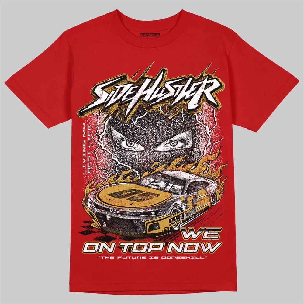 Red Collection DopeSkill T-Shirt New Side Hustler Graphic sold by DopeSkill product image thumbnail 3