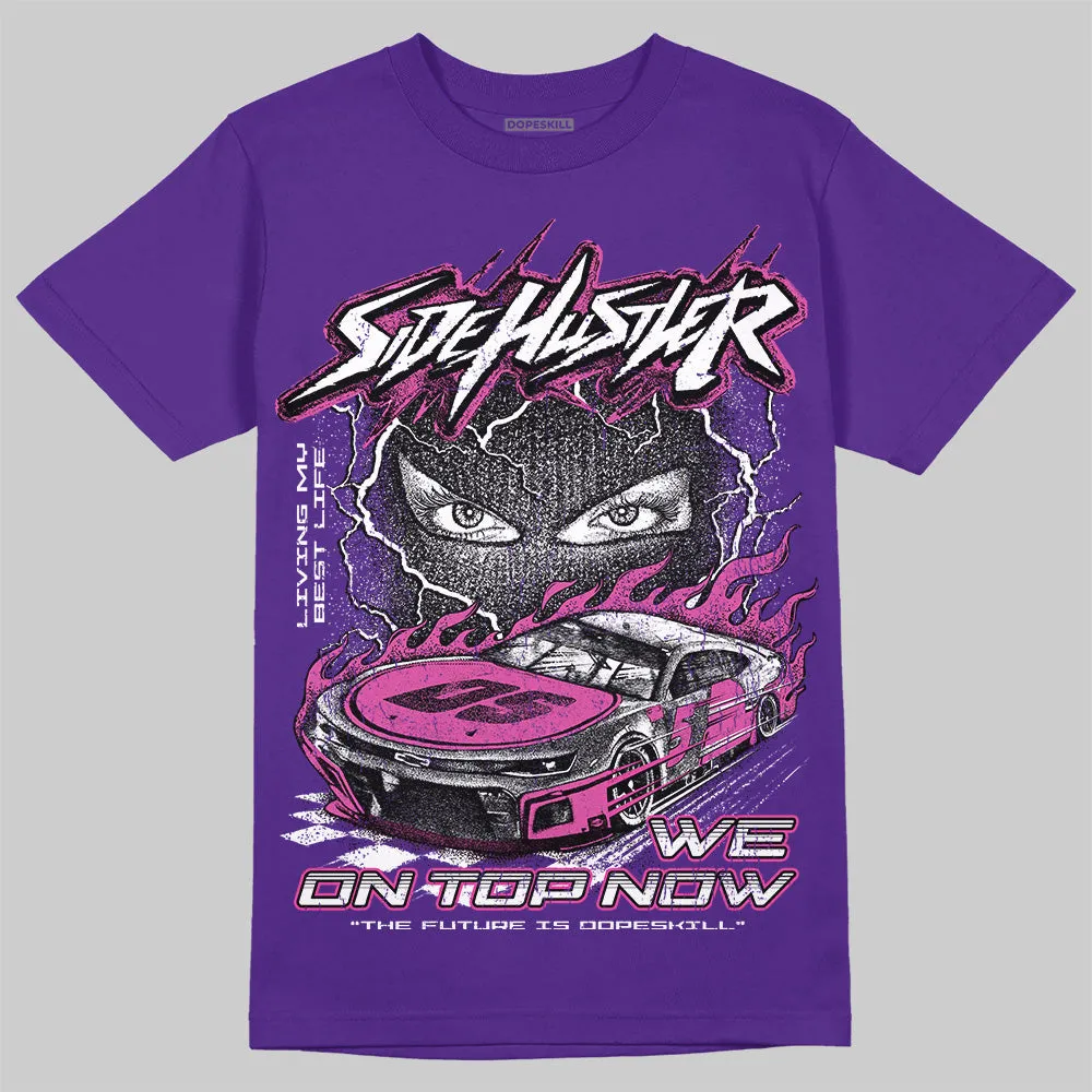PURPLE Collection DopeSkill T-Shirt New Side Hustler Graphic sold by DopeSkill product image thumbnail 3