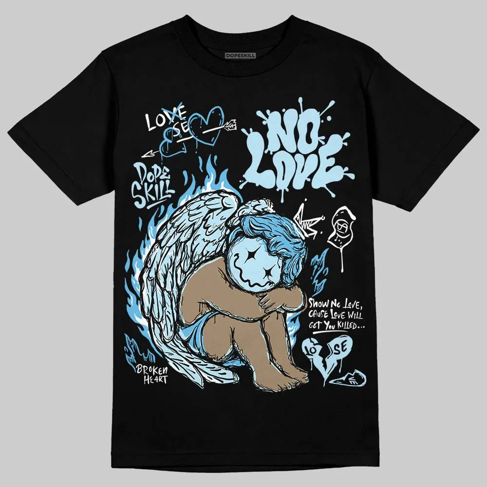 Legend Blue 11s DopeSkill T-Shirt No Love Graphic sold by DopeSkill product image thumbnail 2