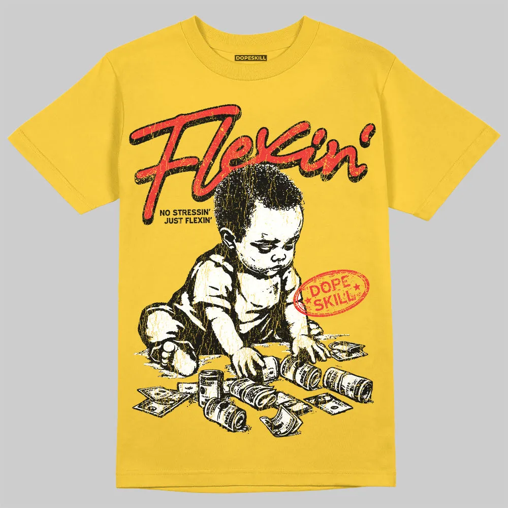 Yellow Collection DopeSkill T-Shirt Flexin' Graphic sold by DopeSkill product image thumbnail 3
