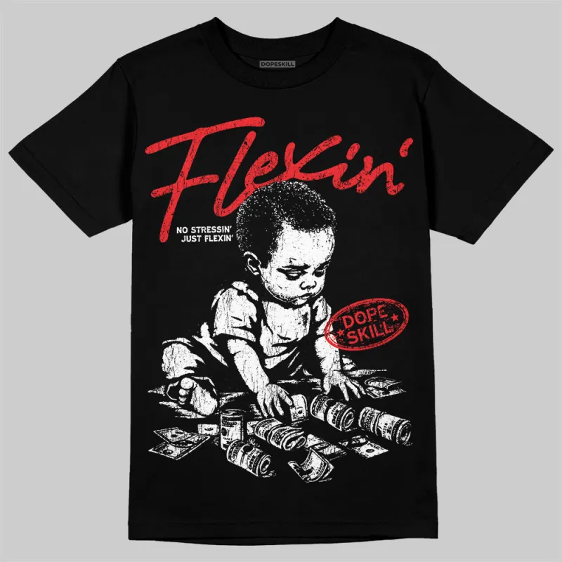 Red Collection DopeSkill T-Shirt Flexin' Graphic sold by DopeSkill