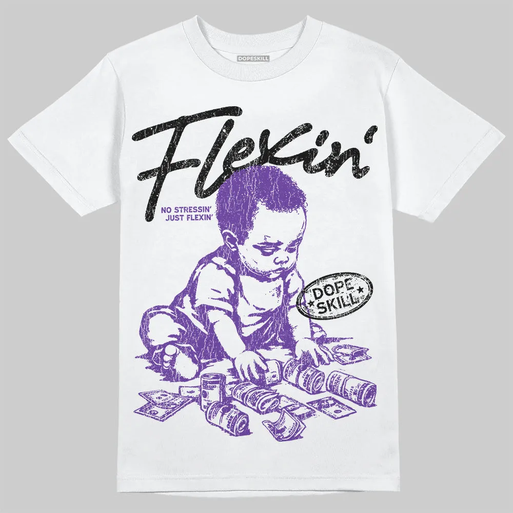 PURPLE Collection DopeSkill T-Shirt Flexin' Graphic sold by DopeSkill product image thumbnail 2