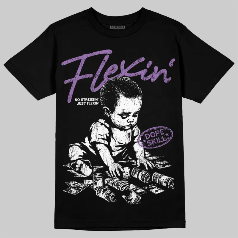 PURPLE Collection DopeSkill T-Shirt Flexin' Graphic sold by DopeSkill