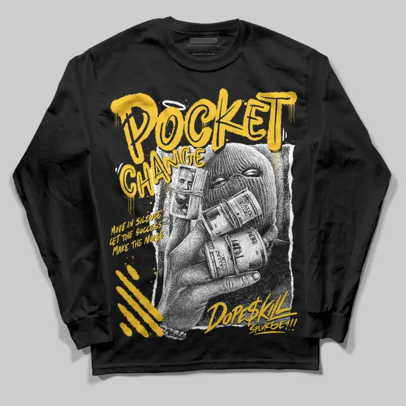 Yellow Collection DopeSkill Long Sleeve T-Shirt Pocket Change Graphic sold by DopeSkill
