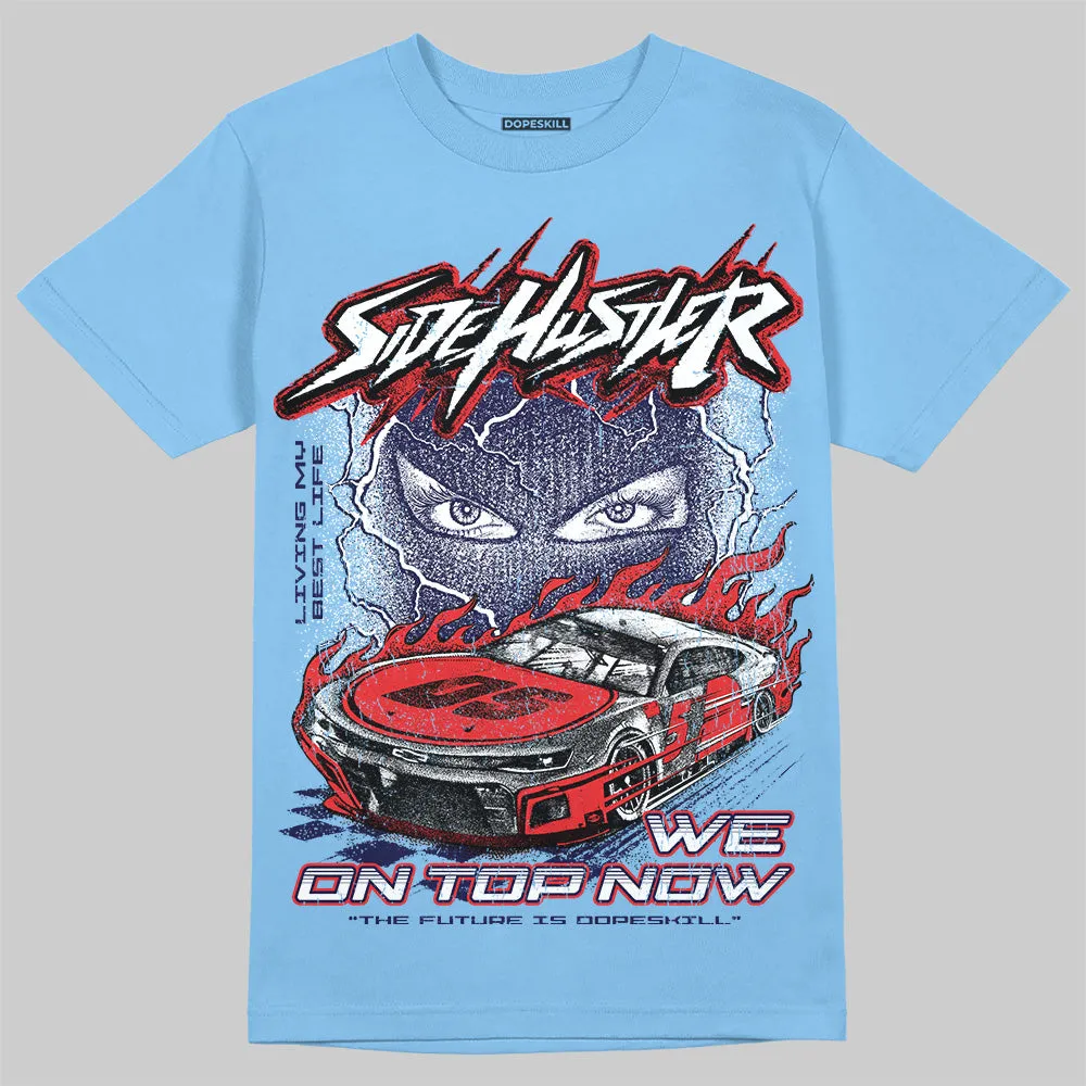 University Blue Collection DopeSkill T-Shirt New Side Hustler Graphic sold by DopeSkill product image thumbnail 3