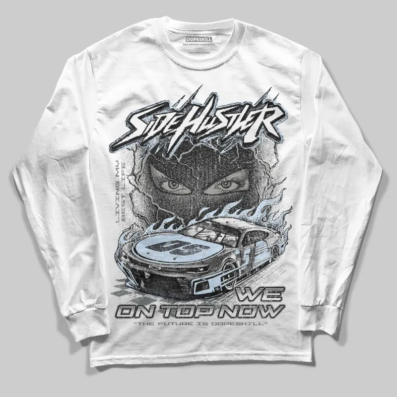 Cool Grey 9s DopeSkill Long Sleeve T-Shirt New Side Hustler Graphic sold by DopeSkill