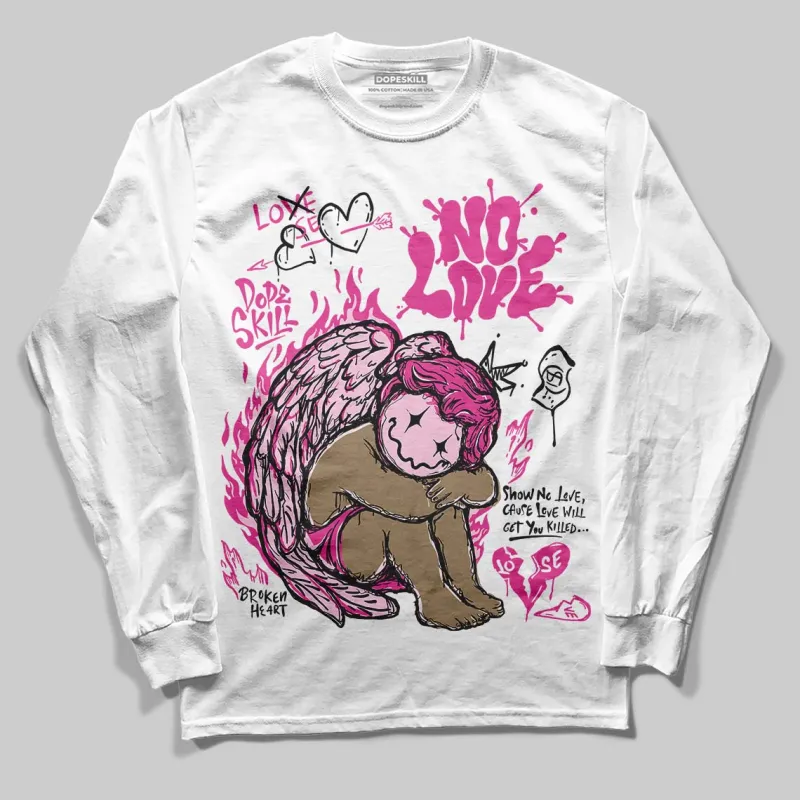 Triple Pink Dunk DopeSkill Long Sleeve T-Shirt No Love Graphic sold by DopeSkill