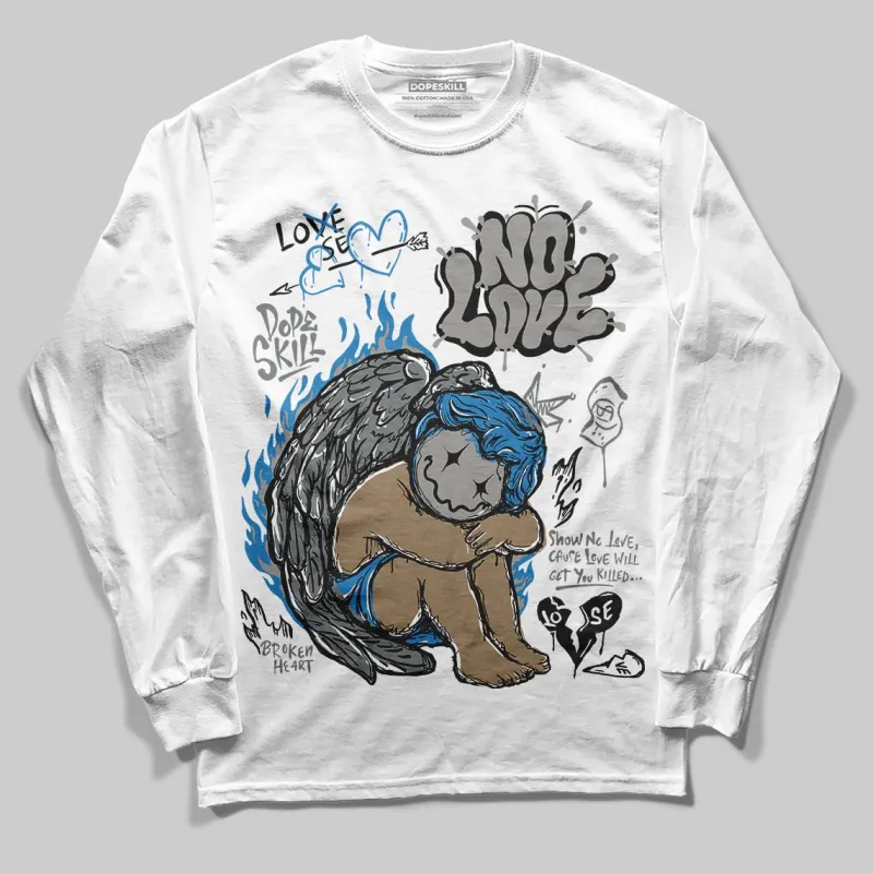 Cool Grey 9s DopeSkill Long Sleeve T-Shirt No Love Graphic sold by DopeSkill