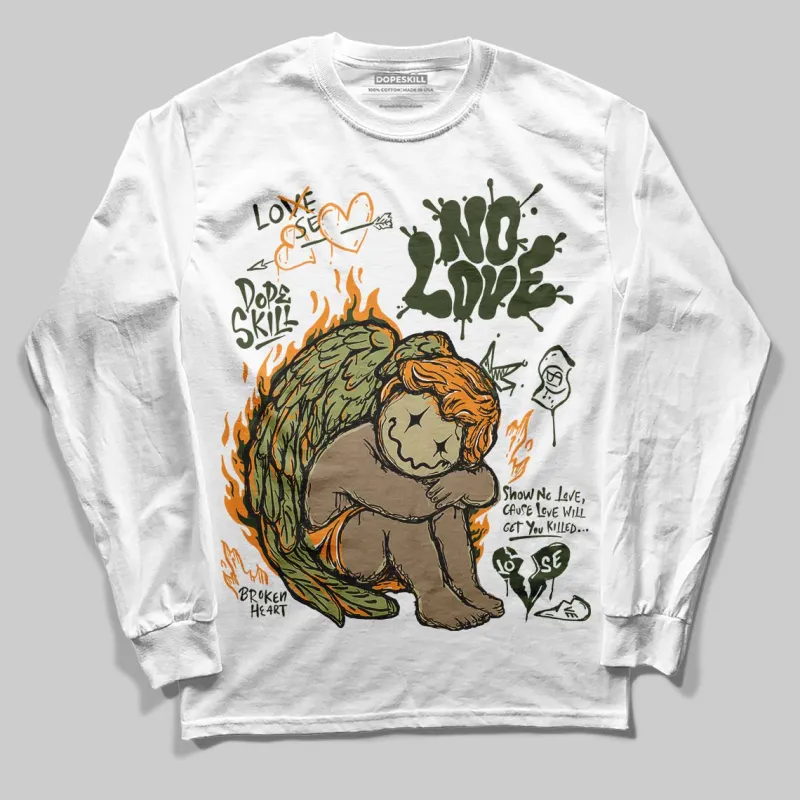 Olive Collection DopeSkill Long Sleeve T-Shirt No Love Graphic sold by DopeSkill