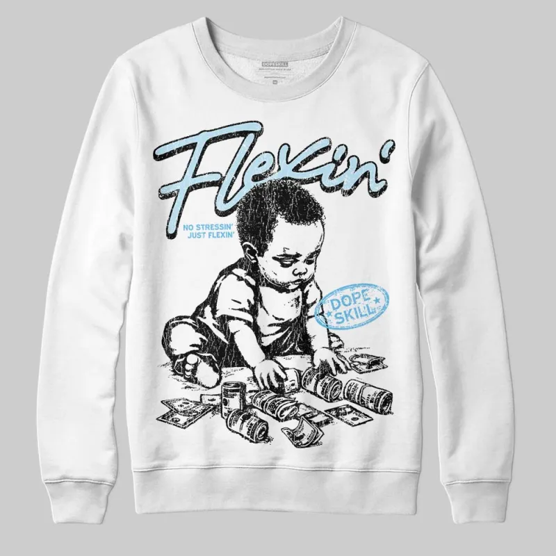Legend Blue 11s DopeSkill Sweatshirt Flexin' Graphic sold by DopeSkill