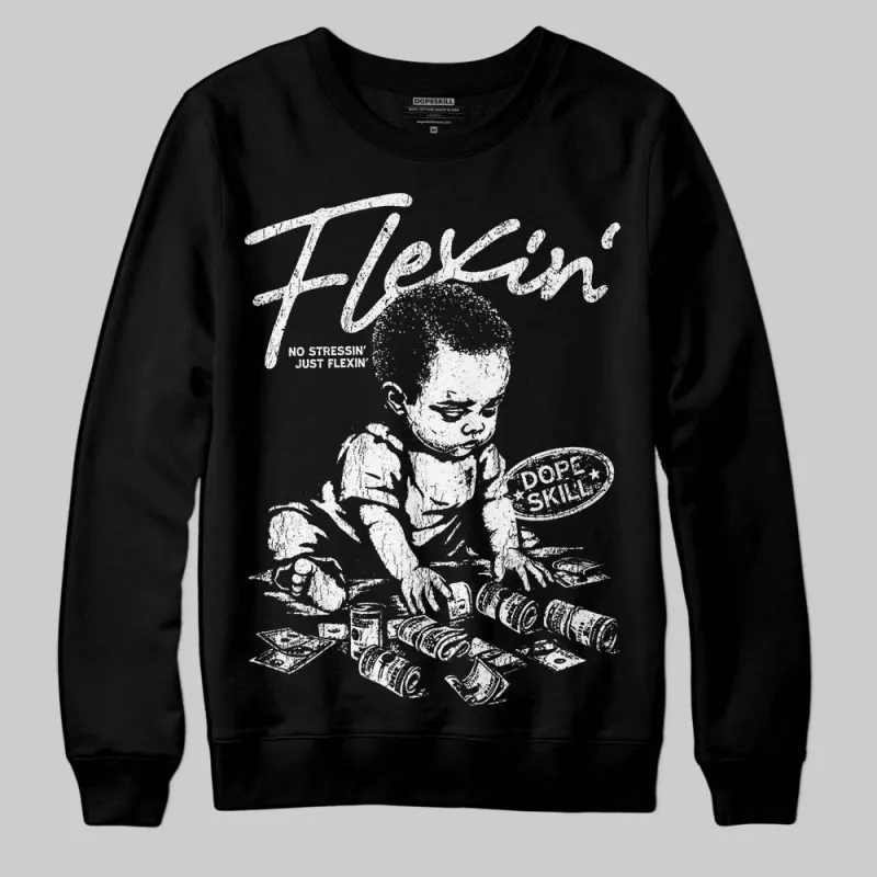 Dunk Panda White Black DopeSkill Sweatshirt Flexin' Graphic sold by DopeSkill