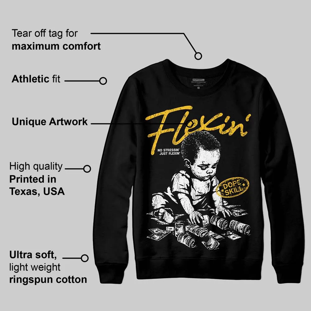 Yellow Collection DopeSkill Sweatshirt Flexin' Graphic sold by DopeSkill product image thumbnail 3