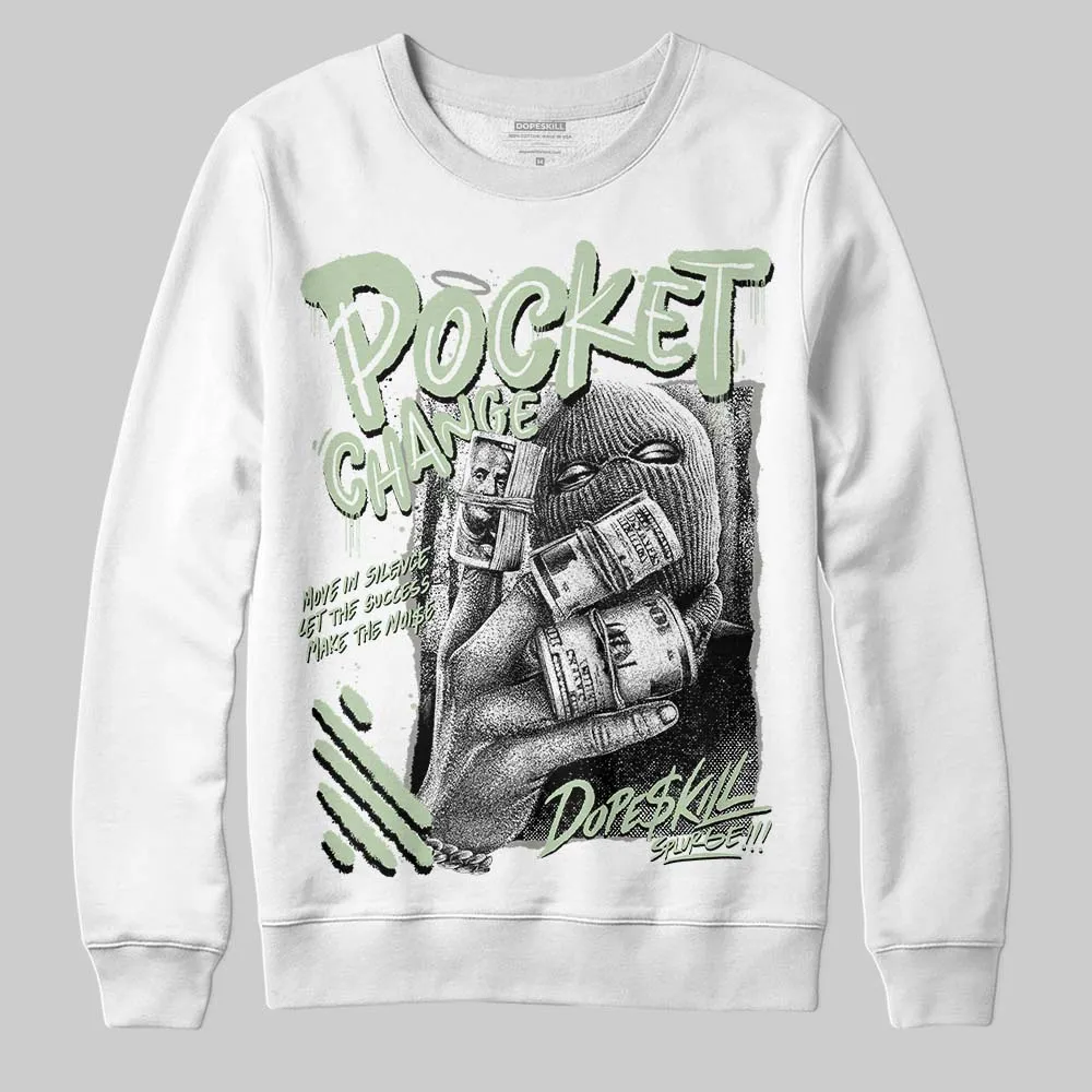 Seafoam 4s 2025 DopeSkill Sweatshirt Pocket Change Graphic sold by DopeSkill product image thumbnail 2