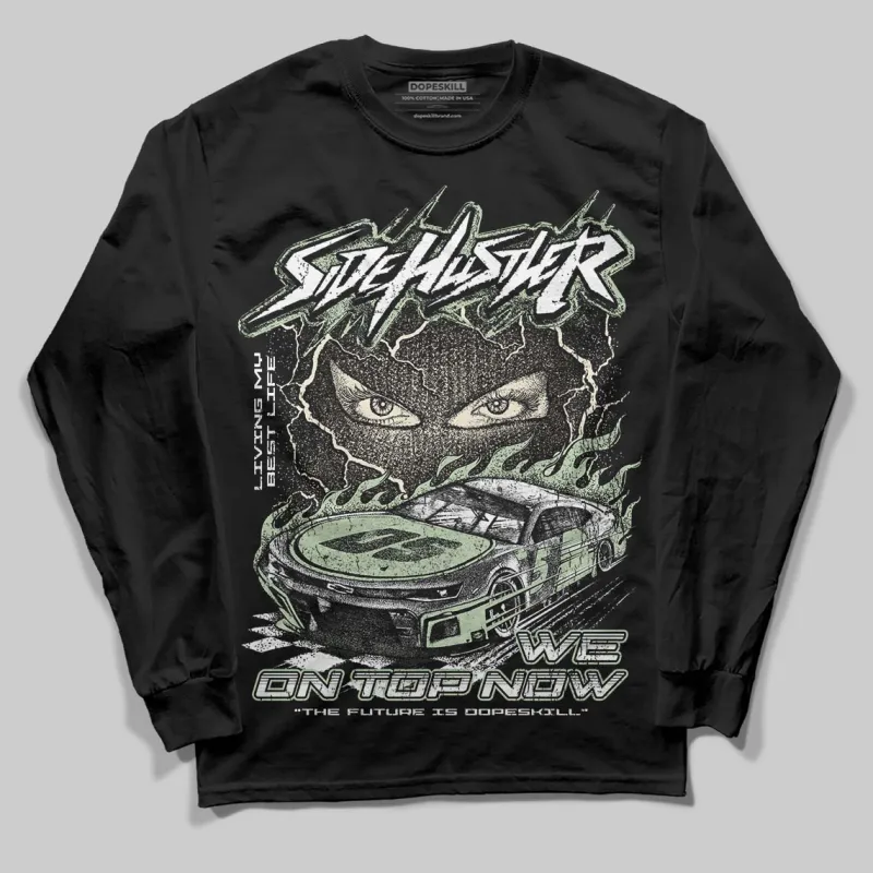 Seafoam 4s 2025 DopeSkill Long Sleeve T-Shirt New Side Hustler Graphic sold by DopeSkill