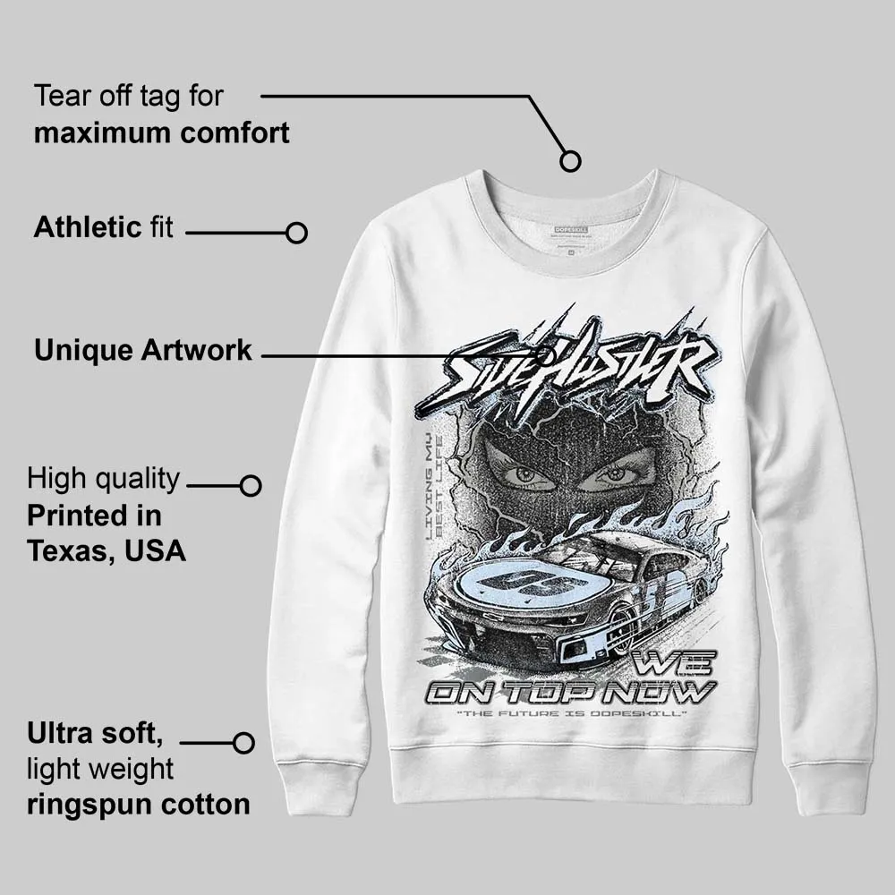 Cool Grey 9s DopeSkill Sweatshirt New Side Hustler Graphic sold by DopeSkill product image thumbnail 3