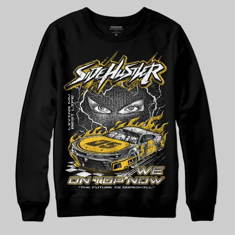 Yellow Collection DopeSkill Sweatshirt New Side Hustler Graphic sold by DopeSkill
