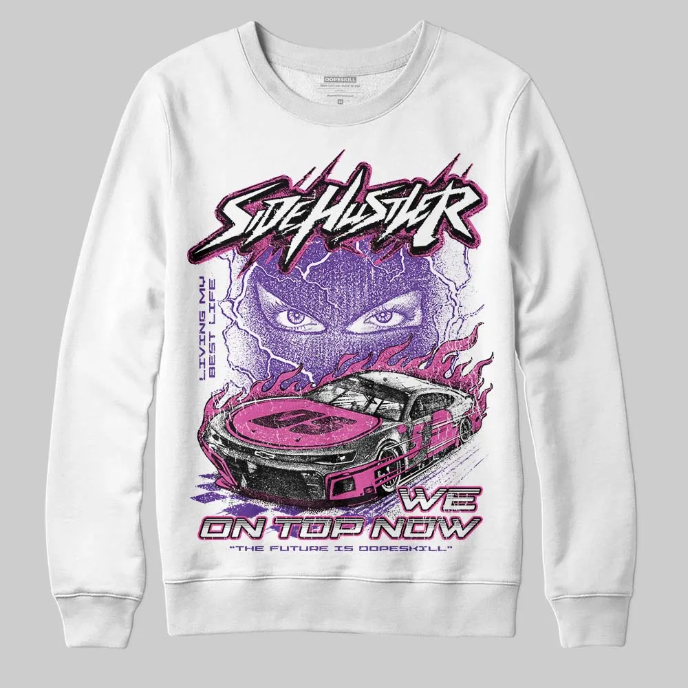 PURPLE Collection DopeSkill Sweatshirt New Side Hustler Graphic sold by DopeSkill product image thumbnail 2