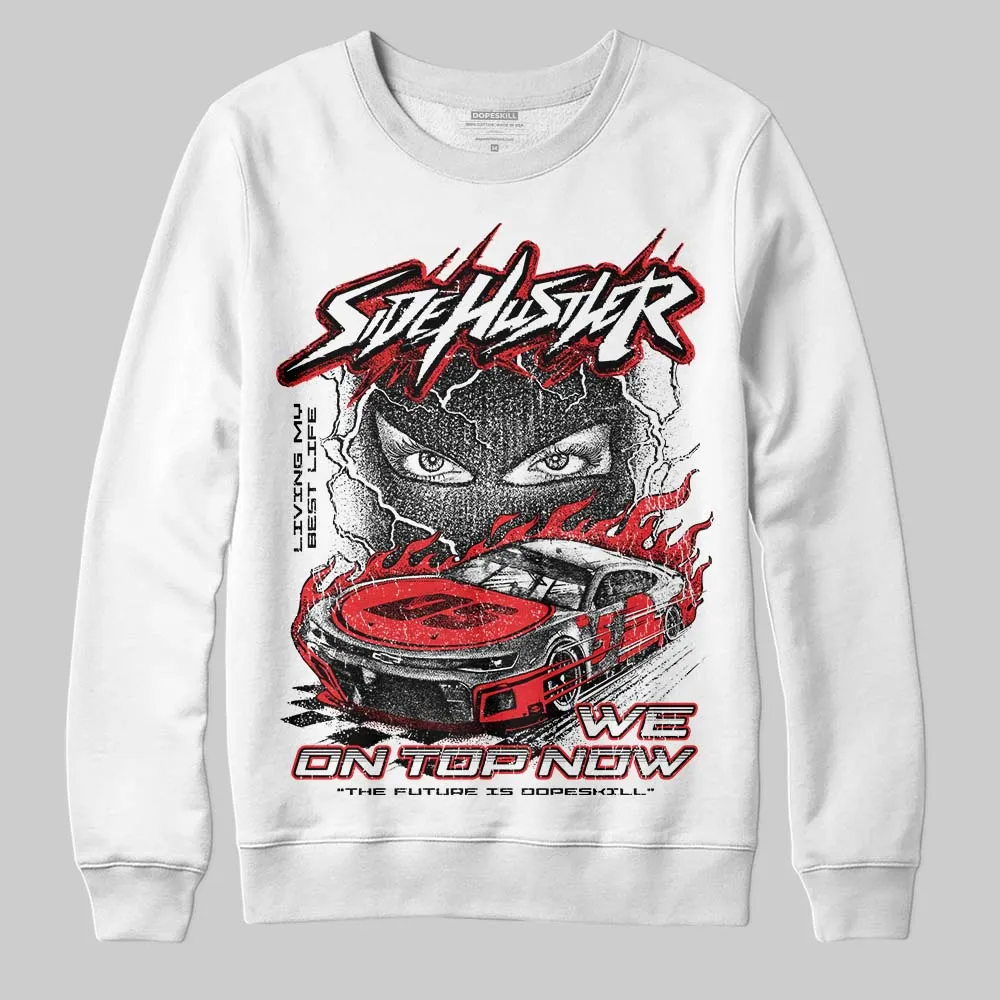 Black and White Collection DopeSkill Sweatshirt New Side Hustler Graphic sold by DopeSkill product image thumbnail 2