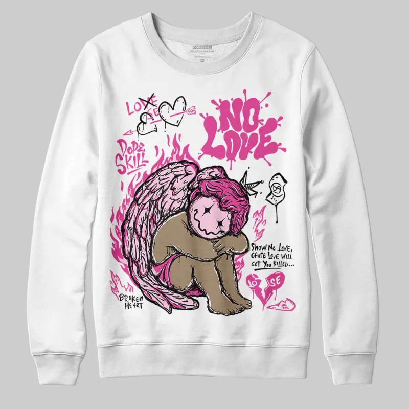 Triple Pink Dunk DopeSkill Sweatshirt No Love Graphic sold by DopeSkill