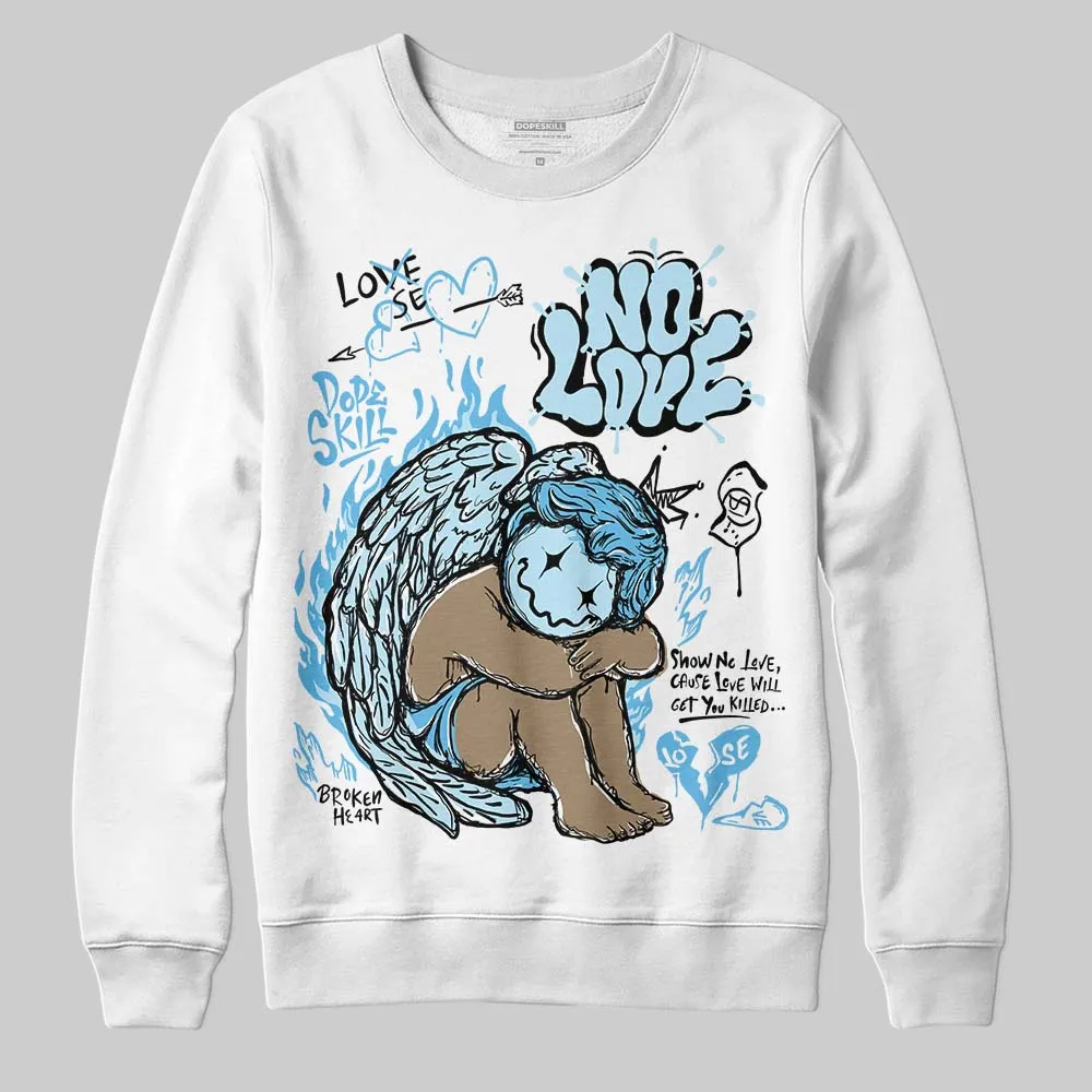 Legend Blue 11s DopeSkill Sweatshirt No Love Graphic sold by DopeSkill
