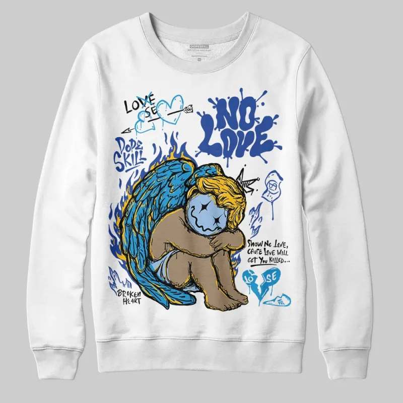 Royal Blue Collection DopeSkill Sweatshirt No Love Graphic sold by DopeSkill