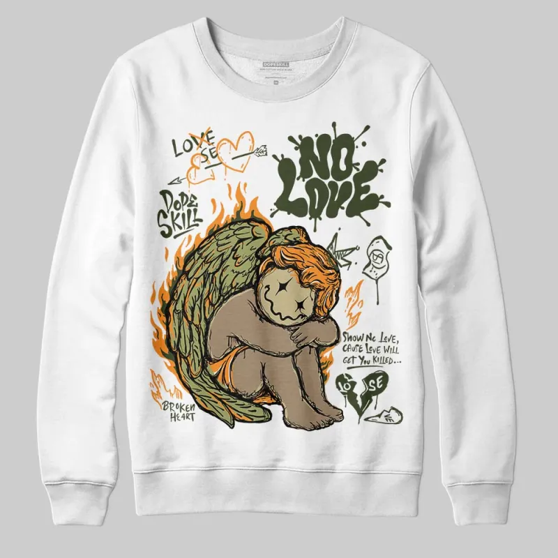 Olive Collection DopeSkill Sweatshirt No Love Graphic sold by DopeSkill
