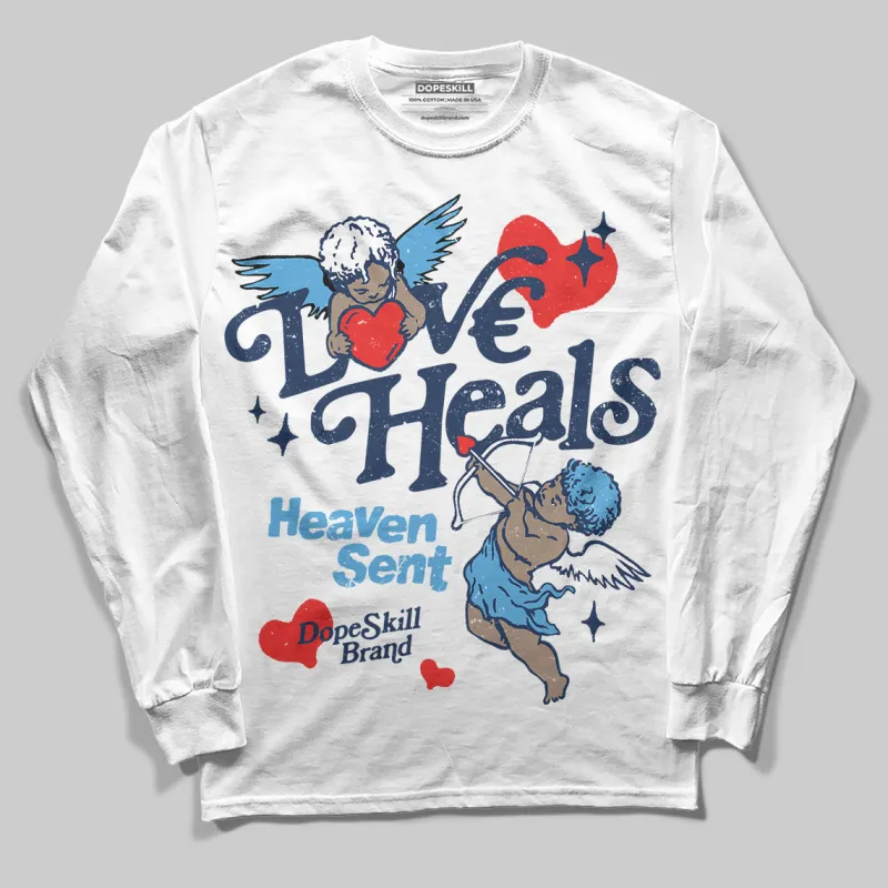 Obsidian 1s 2025 DopeSkill Long Sleeve T-Shirt New Love Heals Graphic sold by DopeSkill